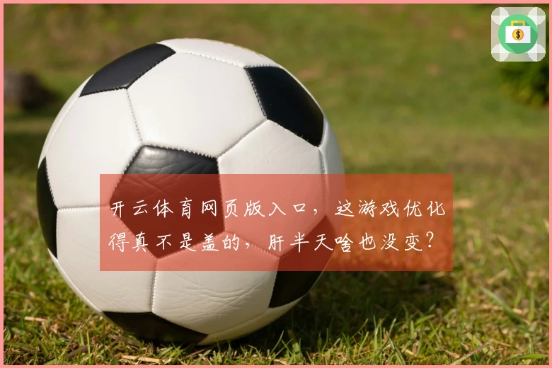 开云体育网页版入口，这游戏优化得真不是盖的，肝半天啥也没变？我来告诉你为啥！